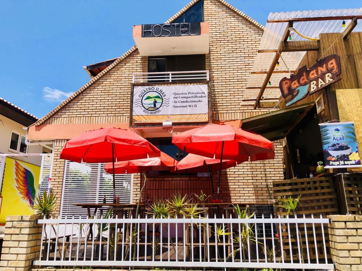 Quatro Ilhas Beach Hostel Bombinhas Bagian luar foto