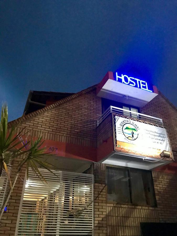 Quatro Ilhas Beach Hostel Bombinhas Bagian luar foto